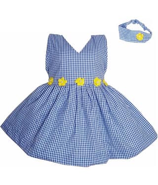 harshvardhanmart.com Cotton A-line Dress For Girls ( Pack of 1 , Baby Pink )