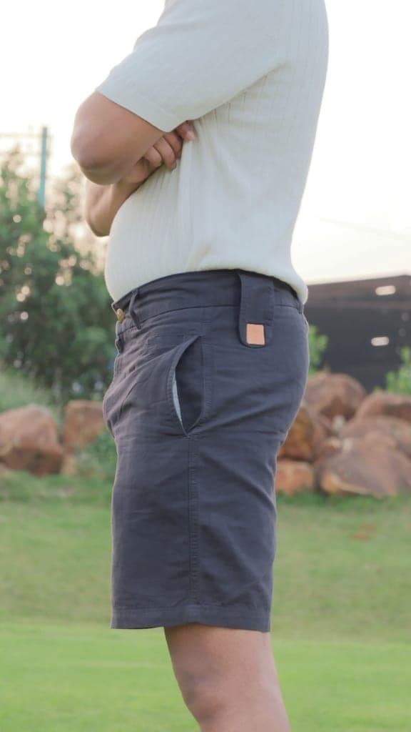 Johnny Gorkha Men's Golf Shorts | Blend of Hemp and Cotton Fabric view 3