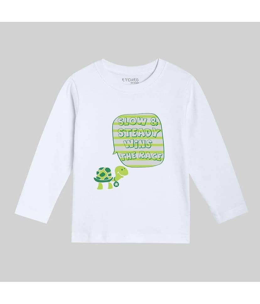 ETCHED DESIGN Pack of 1 Boys Cotton T-Shirt ( Multicolor ) view 4