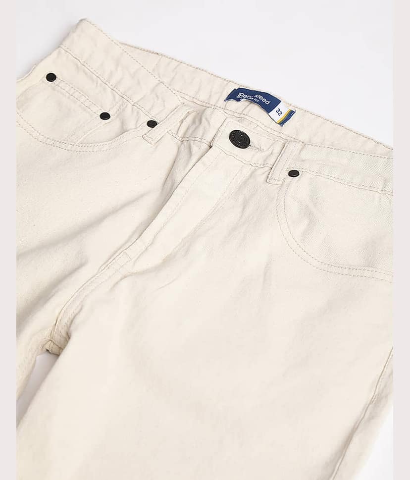 Bene Kleed Regular Fit Clean Look Men's Jeans - Beige ( Pack of 1 ) view 2