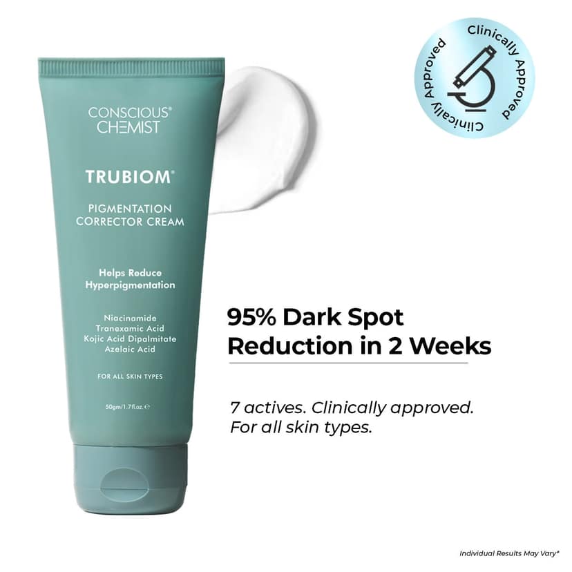 Conscious Chemist Pigmentation Removal Cream, Kojic, Azelaic & Tranexamic Acid, For Dark Spots (50 g)