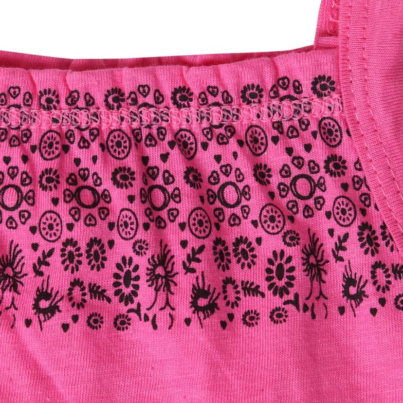 Cottage Industry Cotton Vest Combo Sleeveless Printed Inners for Girls Camisole - Multicolor (Pack of 6) view 4