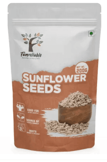 Famreliable Ultimate Nutritional Boost Supercharge Your Health with 200g Raw Sunflower Seeds (200 g)