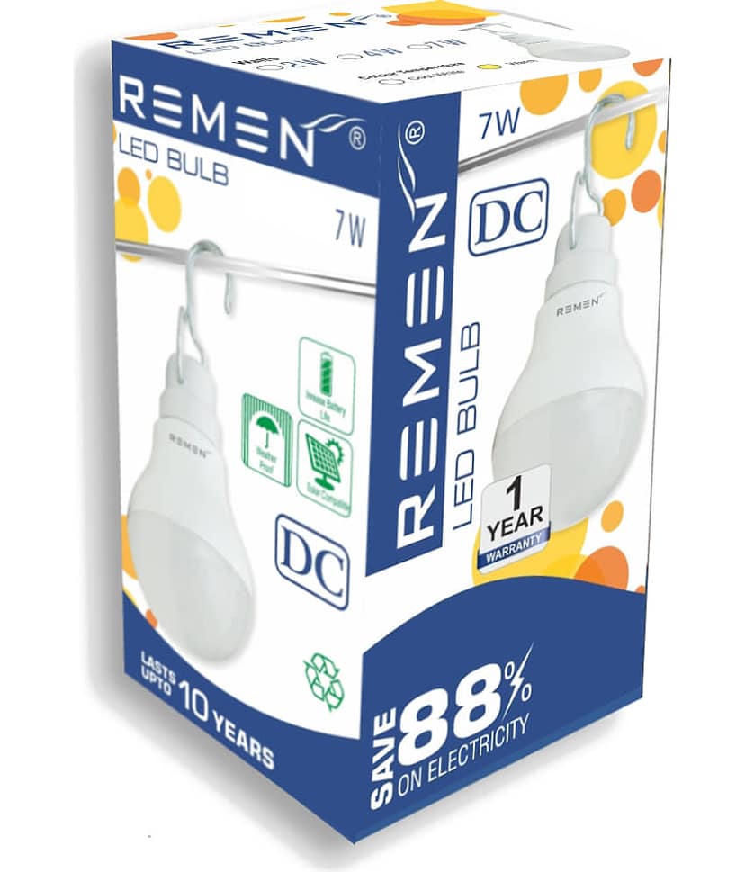 Remen Led Lites - 7W Cool Day Light LED Bulb ( Single Pack ) view 2