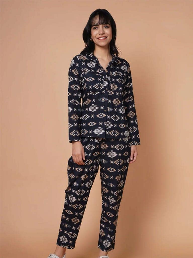 Ikat Printed Loungewear view 3