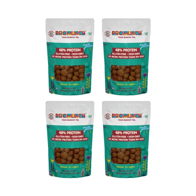 PROMUNCH Travel Combo Pack (Cheese & Onion) 30gm x 4