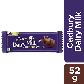 Cadbury Dairy Milk Chocolate Bar, 52 g