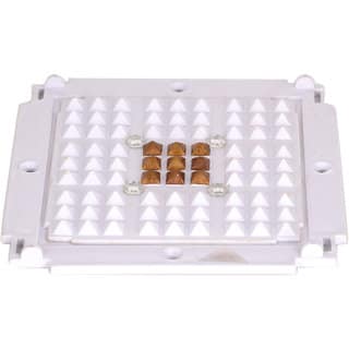 KESAR ZEMS Polypropylene Pyramid Energy Plate With 81 Pyramid Vaastu Plate For Increasing positivity ( 13.5 x 13.5 x 1