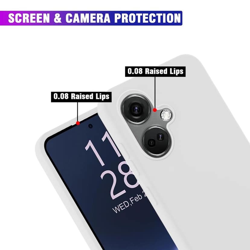 LIRAMARK Liquid Silicone Soft Back Cover Case for Oneplus Nord 3 5G view 3
