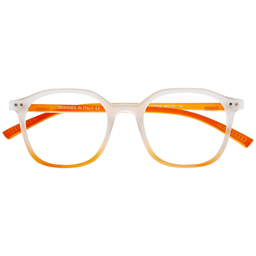 Transparent Full Rim Rectangle Eyeglasses view 2