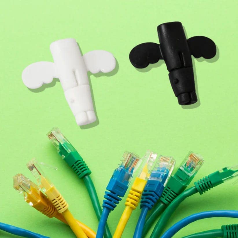 Silicone Data Cable Protector Angel 2-in-1 Cord Saver & Storage Tool ( 6 Pc ) view 3