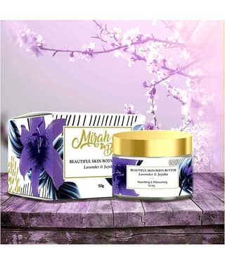 Mirah Belle Lavender – Jojoba Beautiful Skin Body Butter Cream