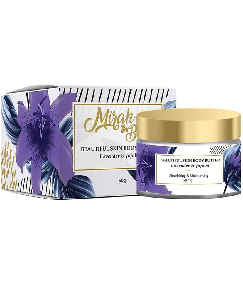 Mirah Belle Lavender – Jojoba Beautiful Skin Body Butter Cream view 2