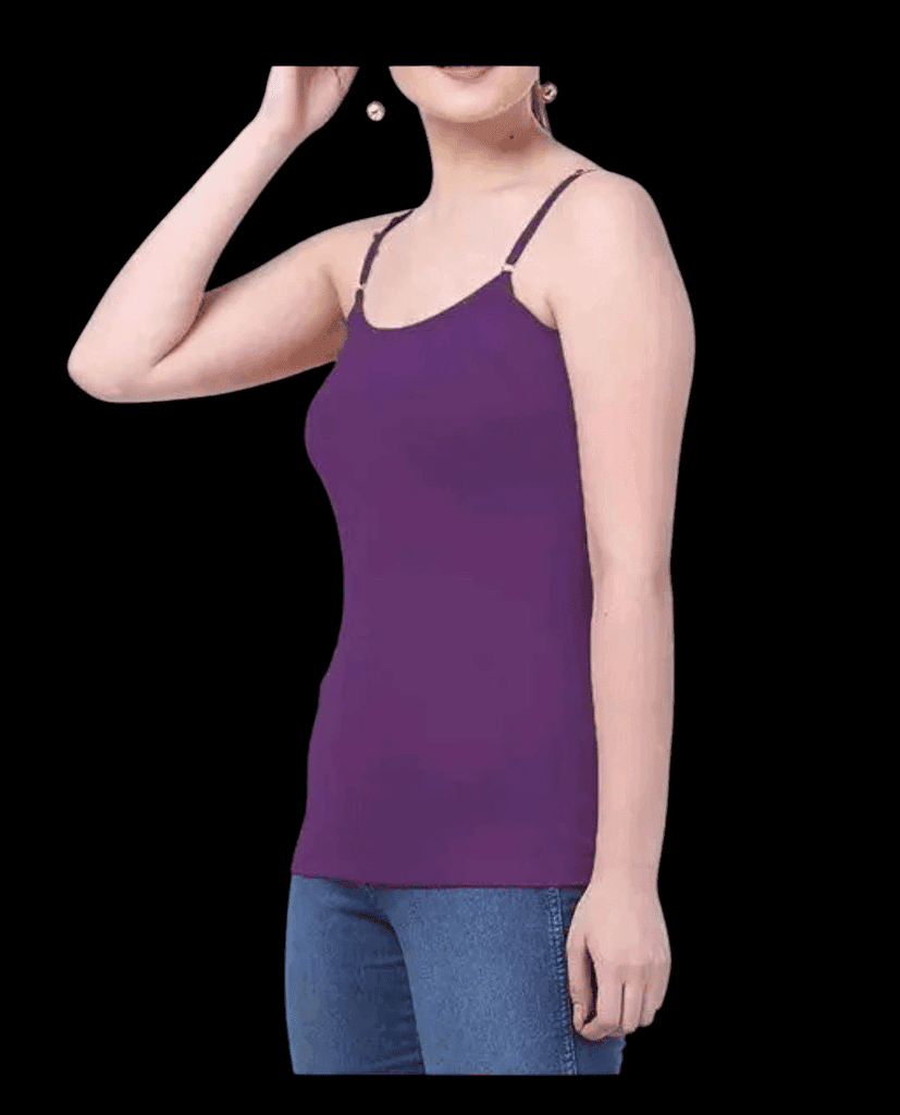 Womens Cotton Blend Camisole | Super Soft and Comfortable | Perfect for Layering or Wearing Alone view 3