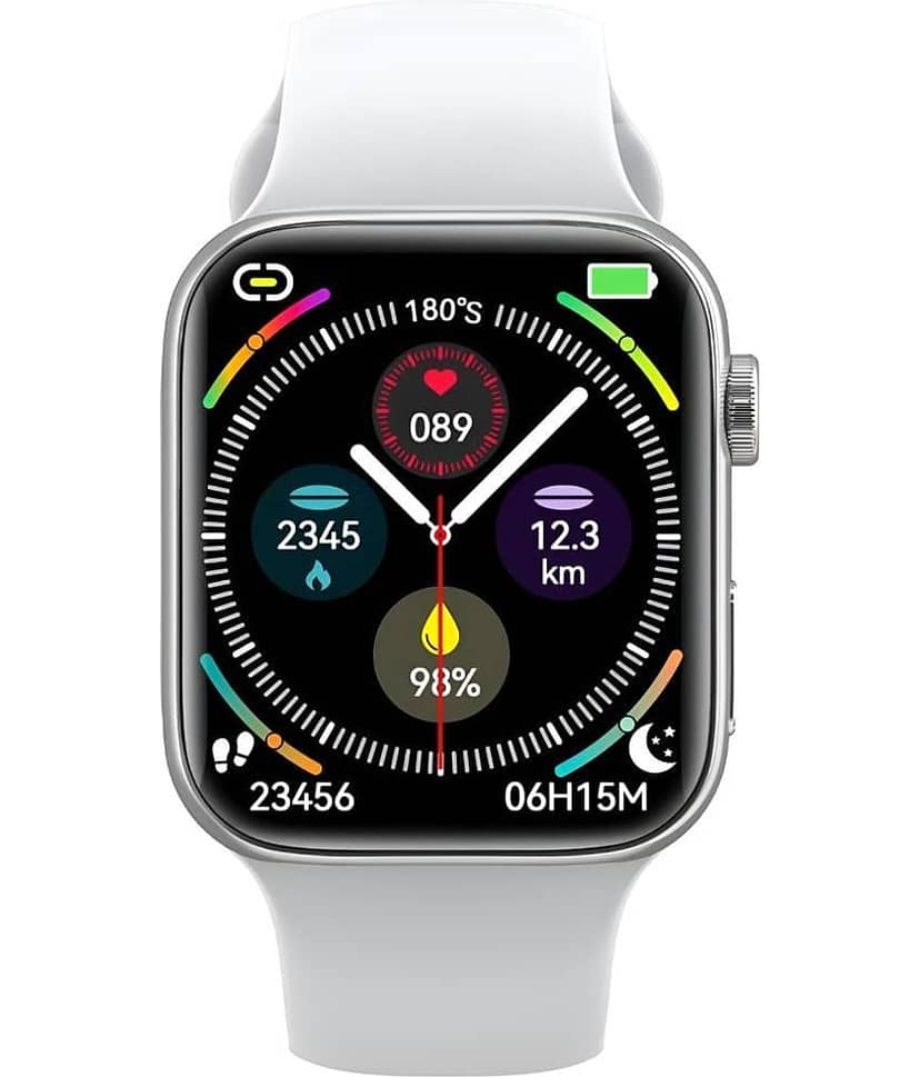 VERONIC SmartWatch with BT Calling, HD Display Grey Smart Watch