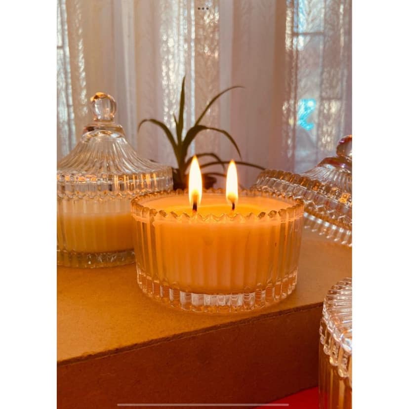 Vannilla Crystal Candle view 2