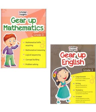 Scholars Insights Gear Up English & Maths Grade 3 (Set of 2)