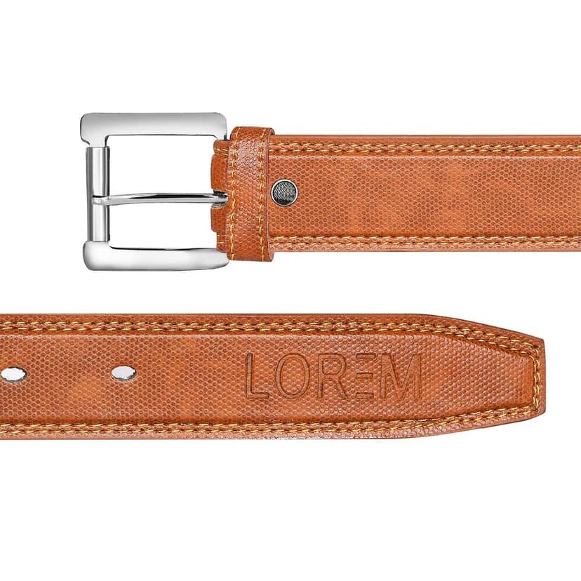 LOREM Brown Formal/casual PU Leather Belt For Men BT20-BKL06 view 3