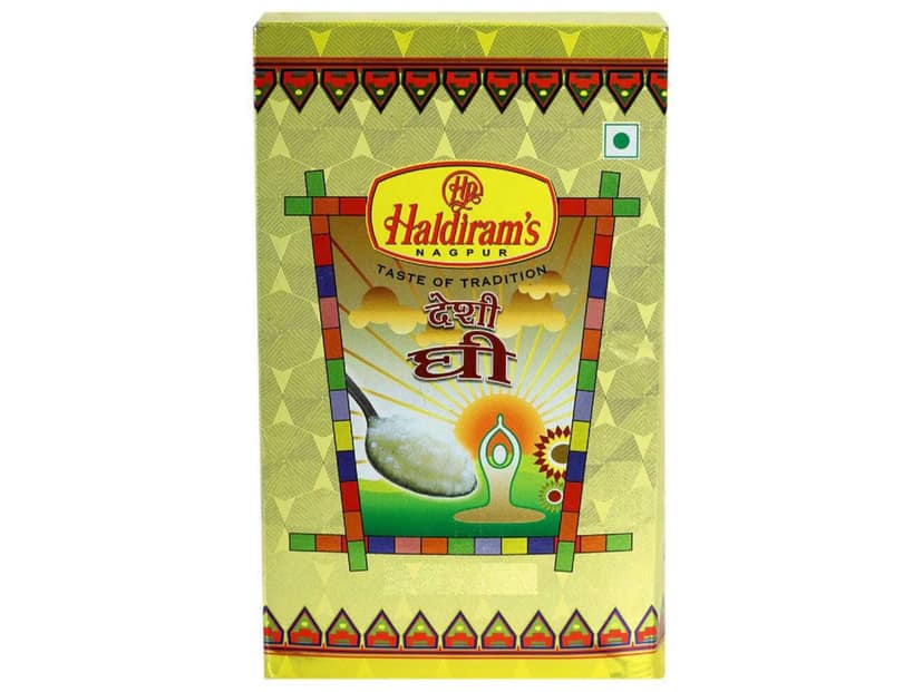Haldiram Desi Ghee - 500 ml - Carton/Pouch - Pack of 2