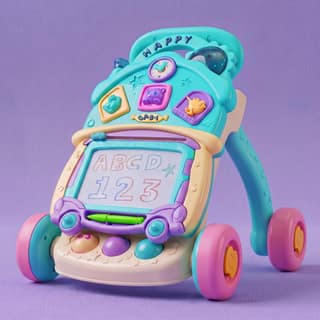 StarAndDaisy Baby Walker/Multipurpose Push Walker for 0-24 Months (Multicolor-Doodle) StarAndDaisy Baby Walker/Multipurpose Push Walker for 0-24 Months (Multicolor-Doodle) - Multicolor-Doodle