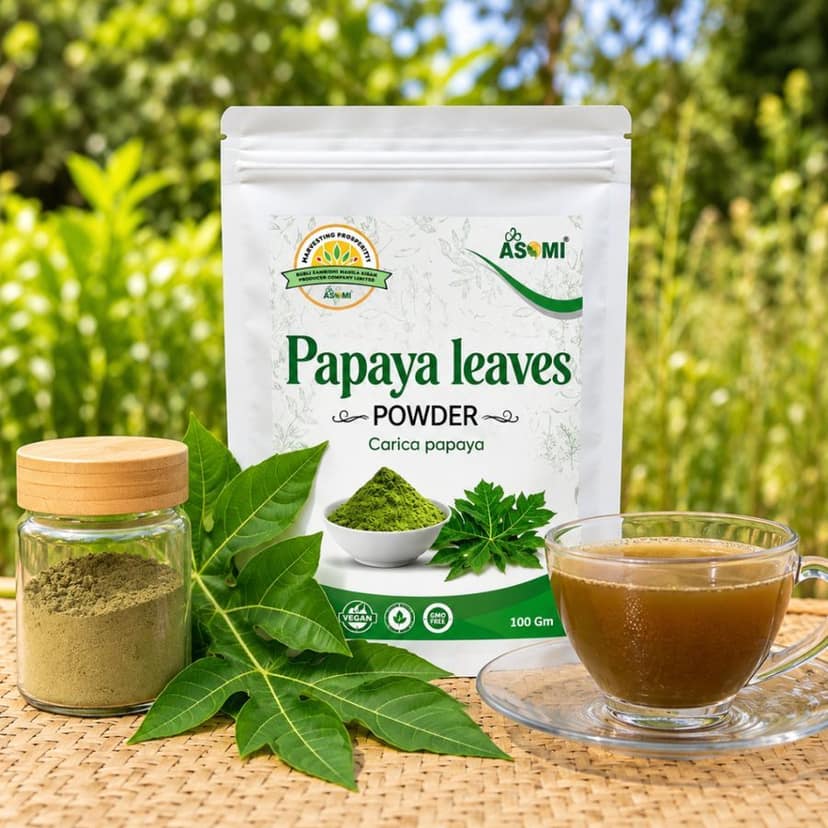 Papaya Leaves Powder - 100 gm - One sealed pouch view 3