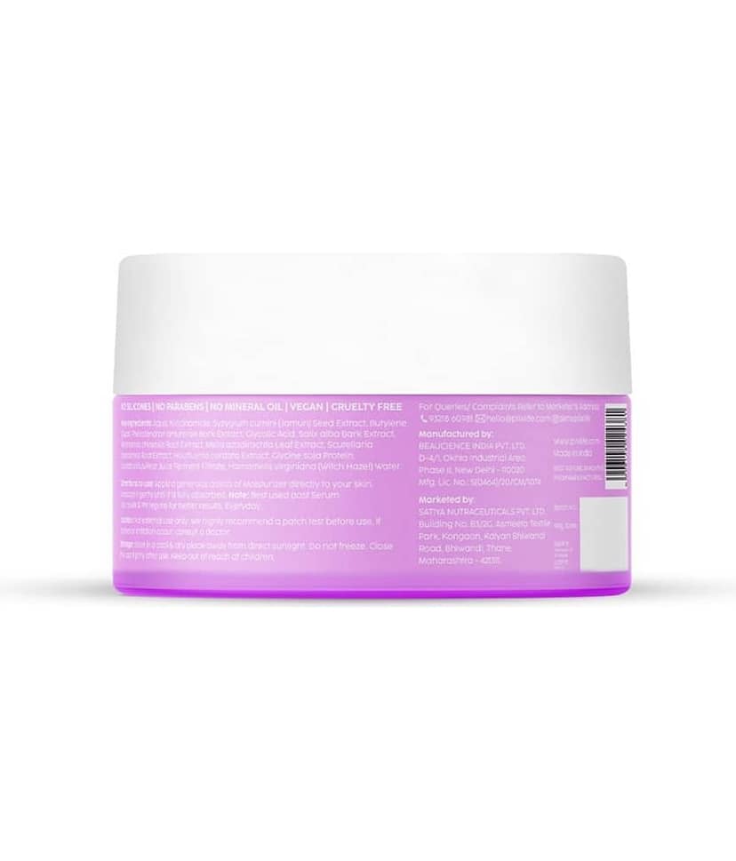 Plix 2% Niacinamide Jamun Moisturizer, Helps Reduce Pimples with 2% Acne Buster(50 g) view 2