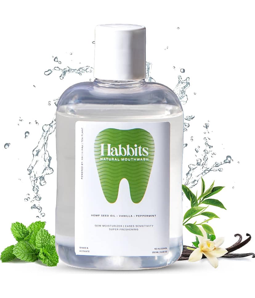 Habbits Mouthwash Liquid Vanilla & Mint 250 mL