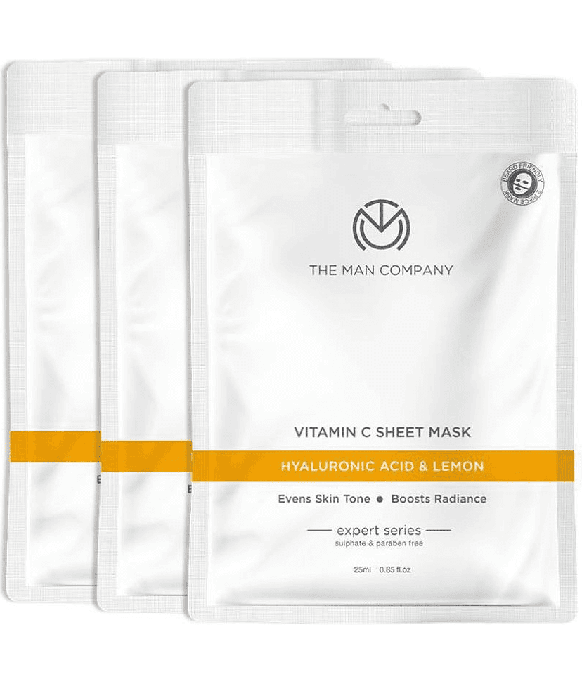 The Man Company - Anti-Aging Sheet Mask for All Skin Type (Pack of 3)