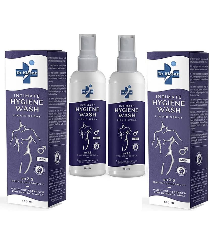 Dr Kleenz Intimate Hygiene Wash Cleanser 200 mL Pack of 2