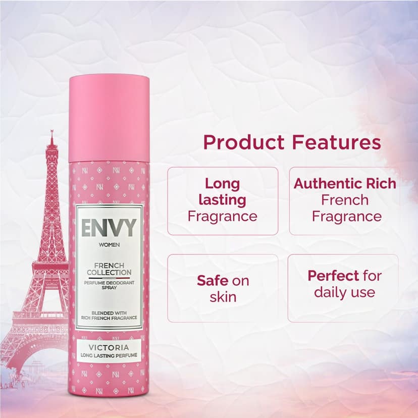 ENVY Pack of 2 Victoria Deos For Women - 120ml Each view 4