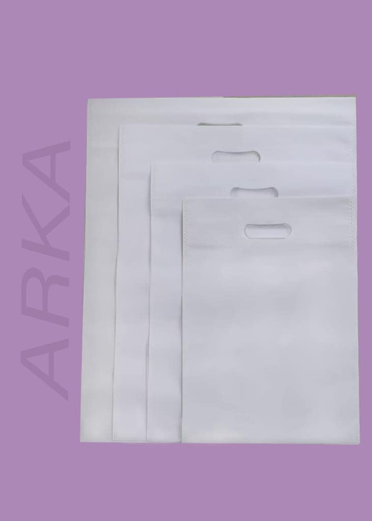 D Cut 10x14 (100 Pcs) Non-Woven Carry Bags view 4