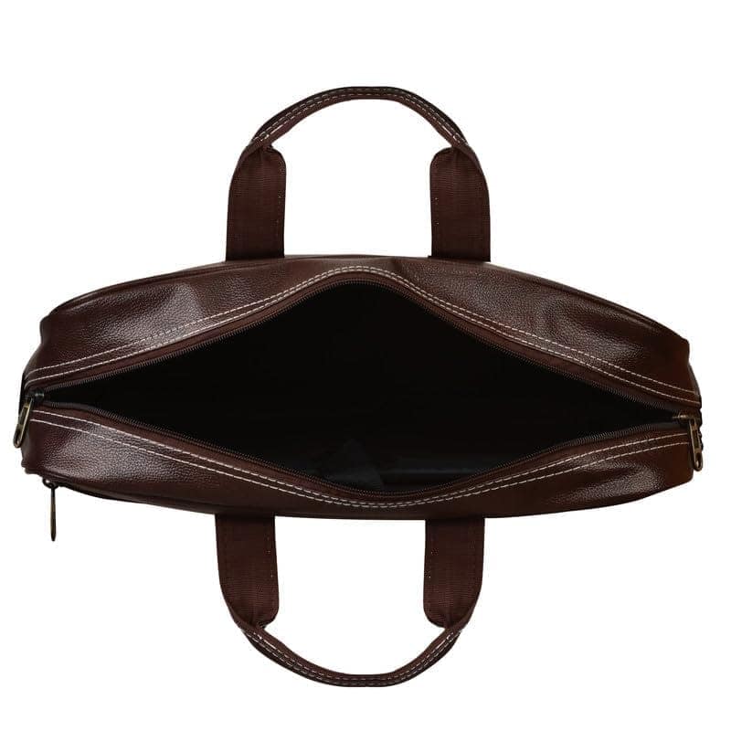 LOREM 10L Faux Leather Messenger Bag For Men & Women-UF view 5