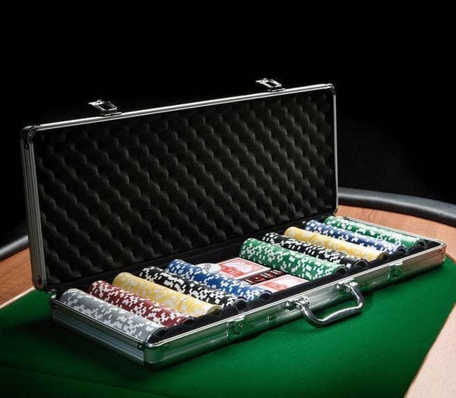 Poker Set w/ Chips for Card Night / Poker Theme Party - 500 Chips view 2