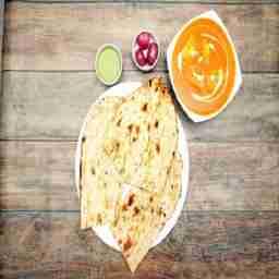 Matar paneer + 4 tawa roti