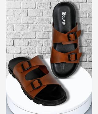 Squash Tan Men's Thong Flip Flop