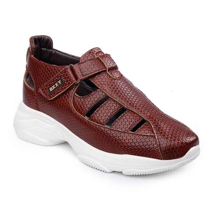 Bxxy's 3 Inch Height Increasing Elevator Sandals for Men view 8