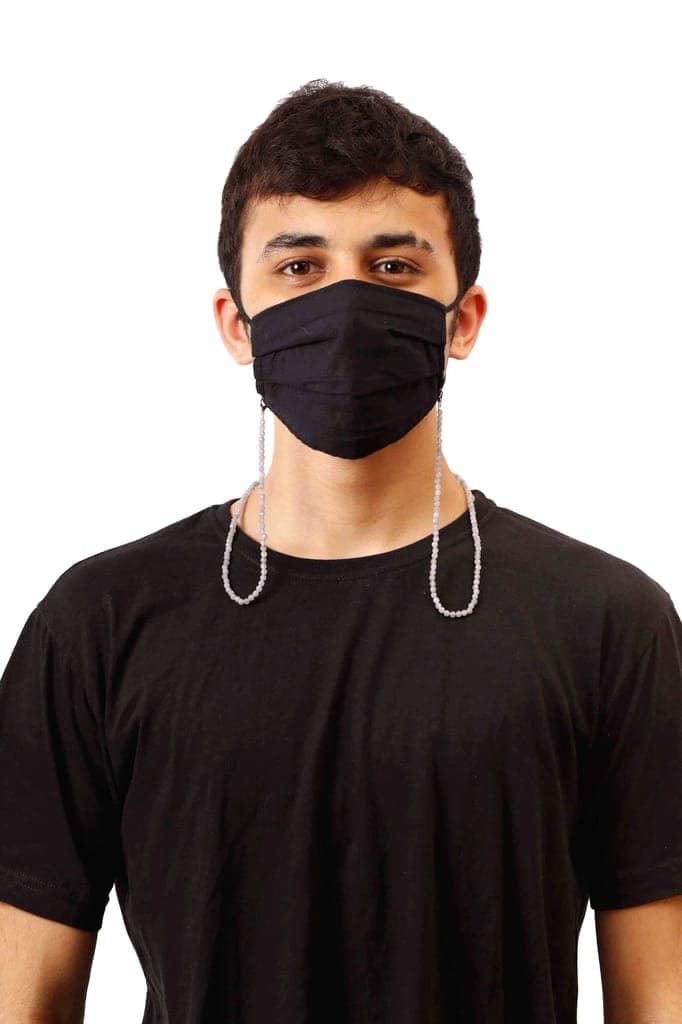 Semi Precious Beaded Mask Chain (Unisex) view 6