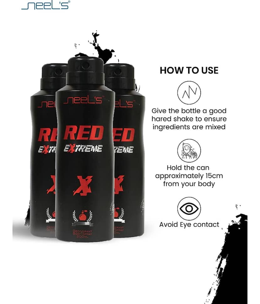 Neel's - Deodorant Spray for Unisex 200 ml ( Pack of 3 ) view 2