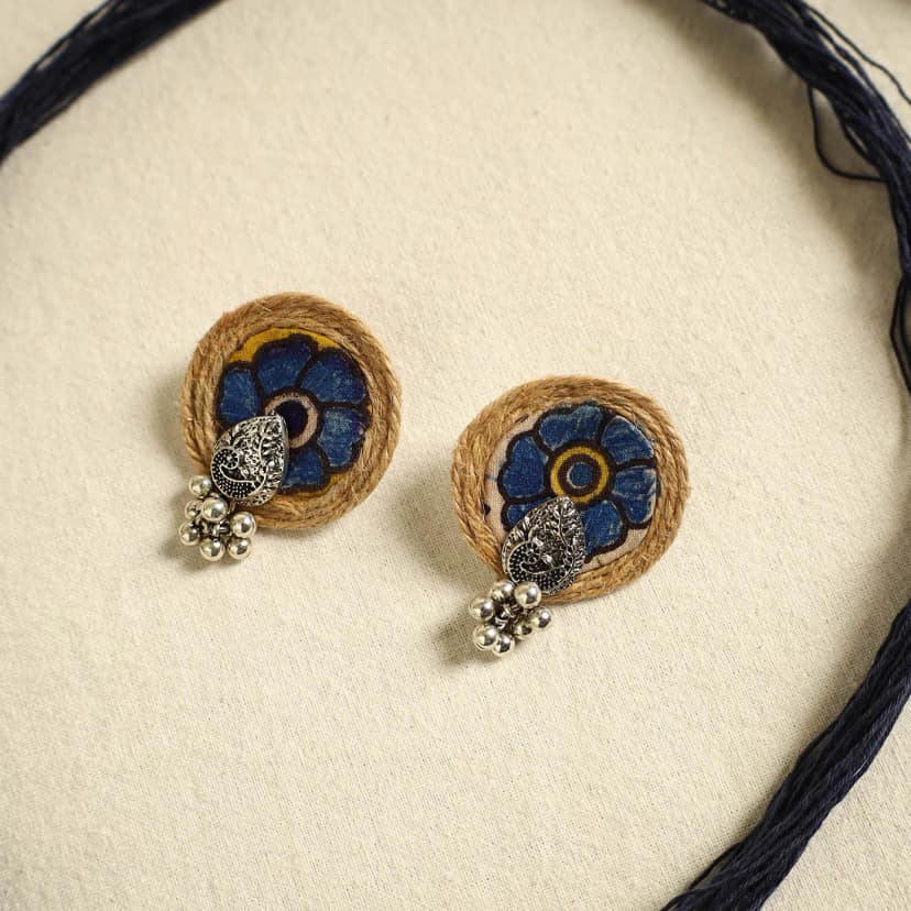 Multicolor - Handmade GS Jute Fabart Necklace Set 13 view 3