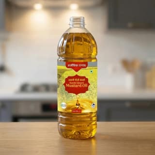 Pure Kachi Ghani Mustard Oil | Cold-Pressed & Traditional | 1L