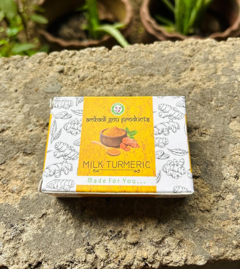 MILK TURMERIC SOAP/ BABY SOAP/ NATURAL SOAP/ (SET OF 2) view 2