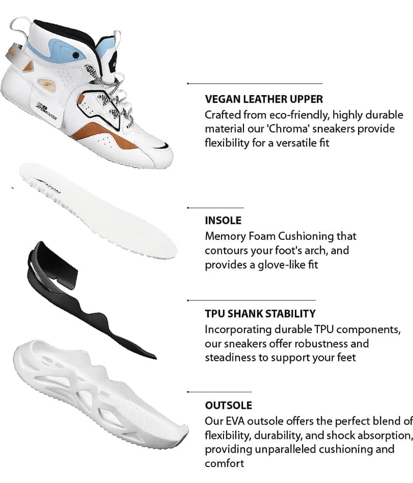 ATOM Chroma Kick Beige Men's Sneakers view 8