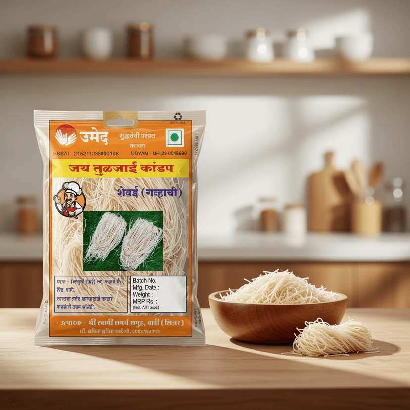 JAY TULJAI KANDAP Shevai (Vermicelli) 1 kg view 2