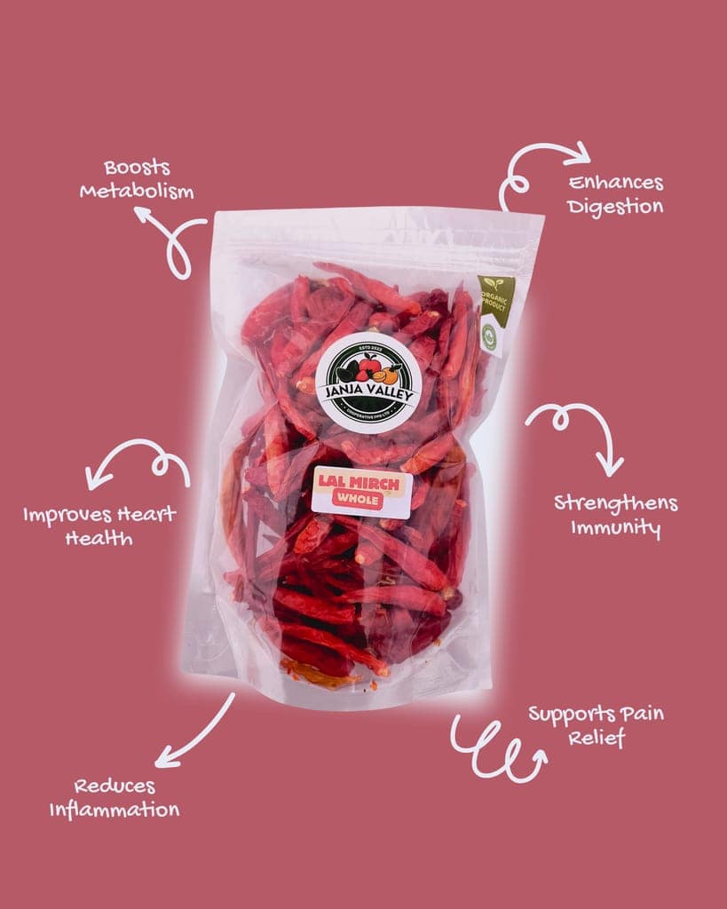 Himalayan Red Chilli | Pahadi Lal Mirch | Dried | 100 gm view 3