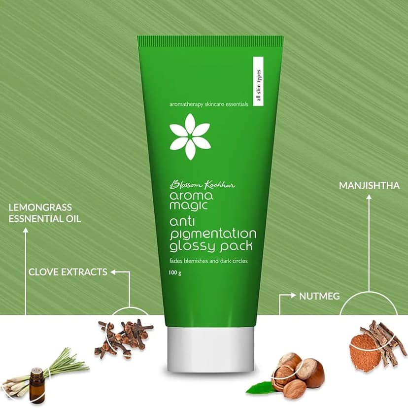 Aroma Magic Anti Pigmentation Glossy Pack Fades Blemishes & Dark Circles (100g) view 5
