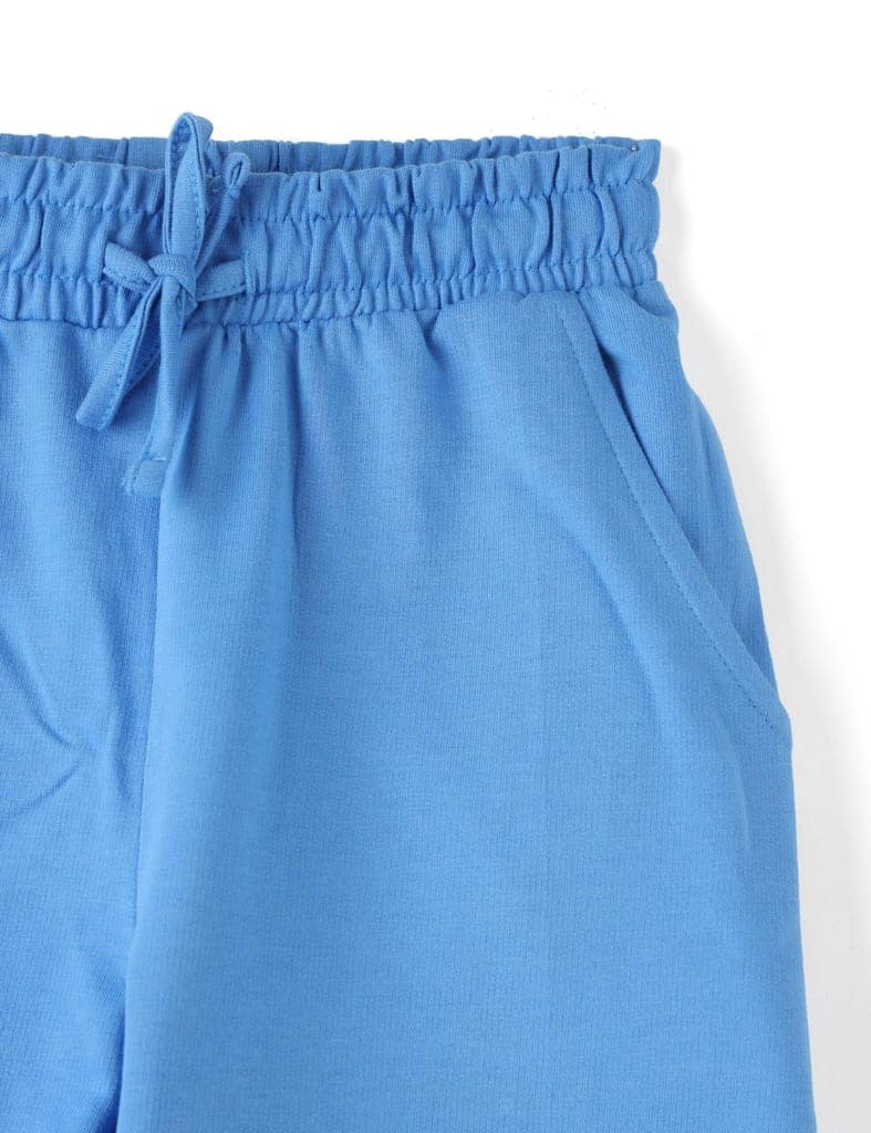 Boys Shorts Cotton French Terry All Aboard Blue Hawks Eagle view 3