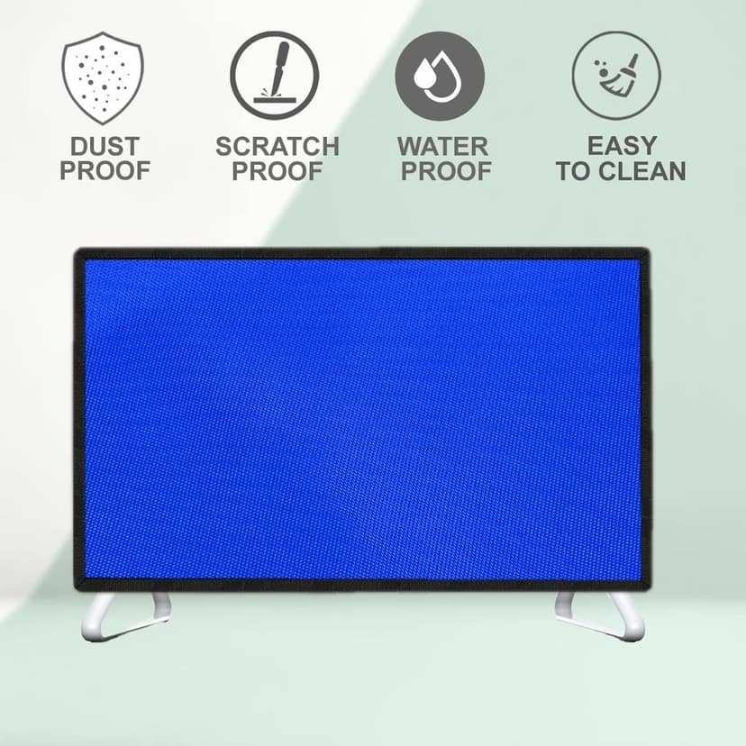PalaP Super Premium Dust Proof Monitor Cover for ASUS All in ONE Desktop 24 inches (Bright Blue) view 6