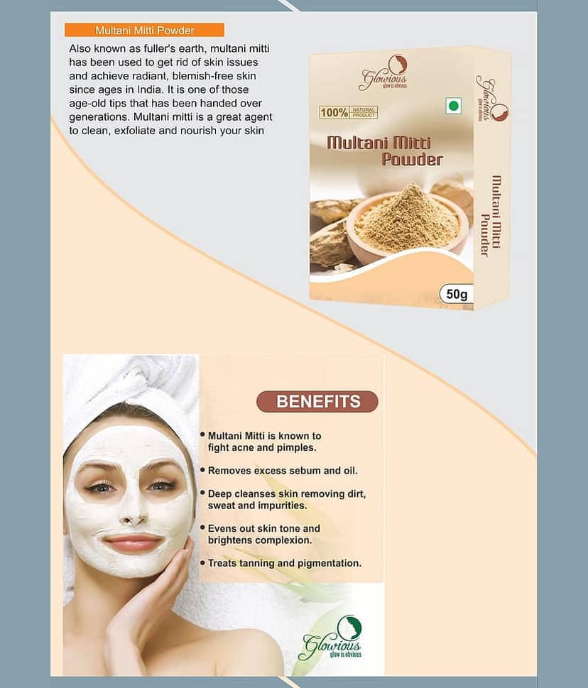 glowious - Skin Toning Face Pack for Normal Skin ( Pack of 5 ) view 2