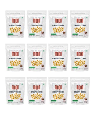 Moon Smokey BBQ Crispy Corn, 20 gm - Pack of 12