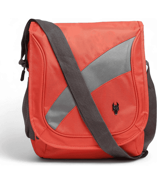 krishiv Green Colorblocked Messenger Bag
